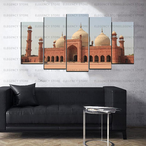 5 Pcs Mosques Frame