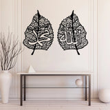 Allah (SWT) Mohammad (PBUH) Islamic Wooden Wall Art Leaf