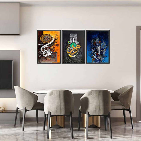 3 Pcs Painting Style Wall Frame Pl-001