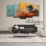 Abstract Art Frames 5 Spliters  (HS-6004)