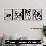 Dogs Wooden Wall Decor