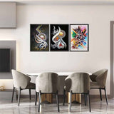 3 Pcs Painting Style Wall Frame Pl-006