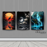 3 Pcs Wooden Wall Hanging WK-0007