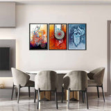 3 Pcs Painting Style Wall Frame Pl-008
