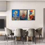 3 Pcs Painting Style Wall Frame Pl-009