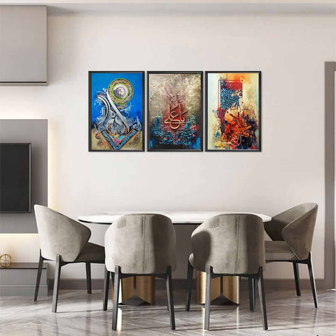 3 Pcs Painting Style Wall Frame Pl-009