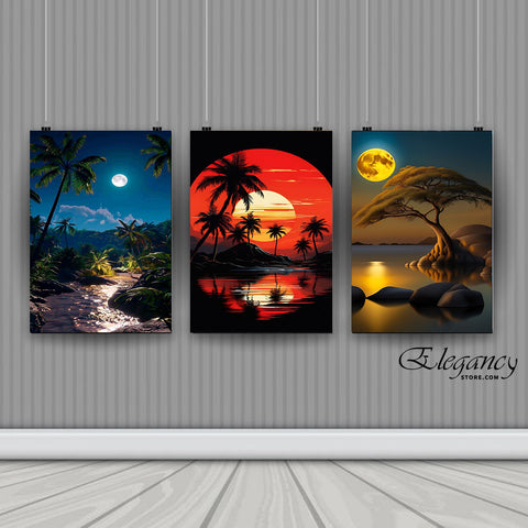 3 Pcs Wooden Wall Hanging WK-0009