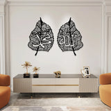 Allah (SWT) Mohammad (PBUH) Islamic Wooden Wall Art Leaf