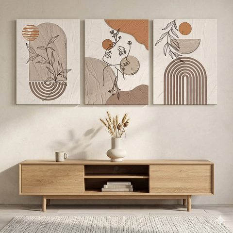 3 Pcs Artistic Wall Hanging