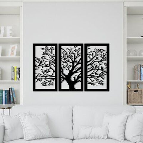 3 Pcs Long Style Tree