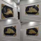 Hasbunallahu Wani'mal Wakeel Acrylic Calligraphy (Black)