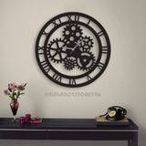 Eid Sale Wooden 1 Pc Wall Clock 18*18 Inch