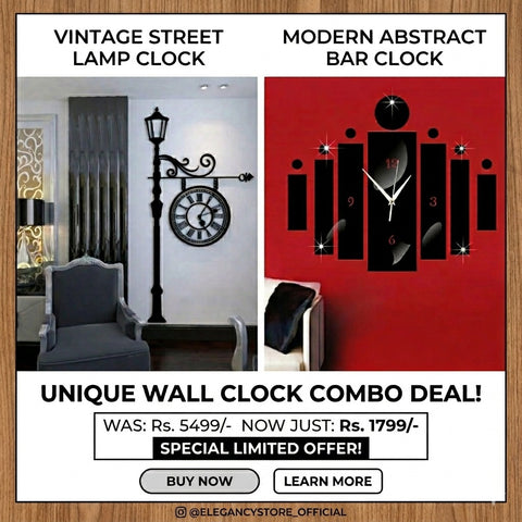 Combo Wall Clock - 33