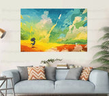 Single Pc Abstract Wall Frame 006