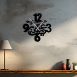 Imam Ali Zulfiqar Sword Wooden Wall Clock - Ya Ali Madad - Mu-09839