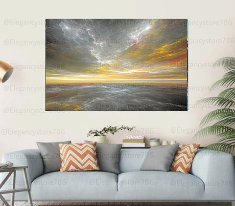 Single Pc Abstract Wall Frame 002