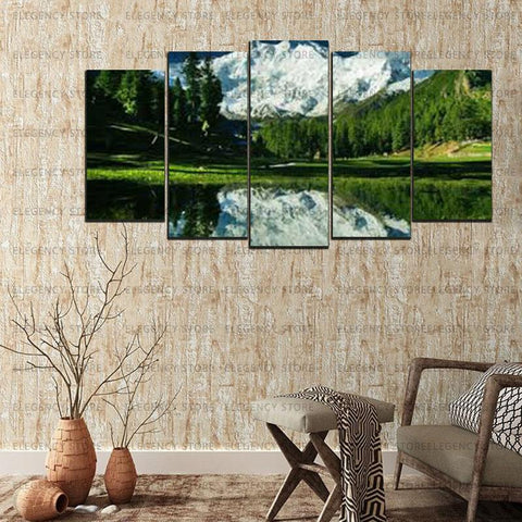 5 Split 3D Wall Frame - Digitally Printed Landscape(AJ-034)