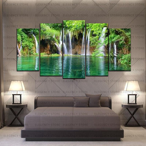 5 Split 3D Wall Frame - Digitally Printed Landscape(AJ-036)