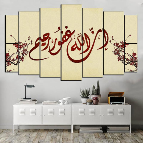 9 PCS digital wall frames fade proof (7X3 Feet Size)