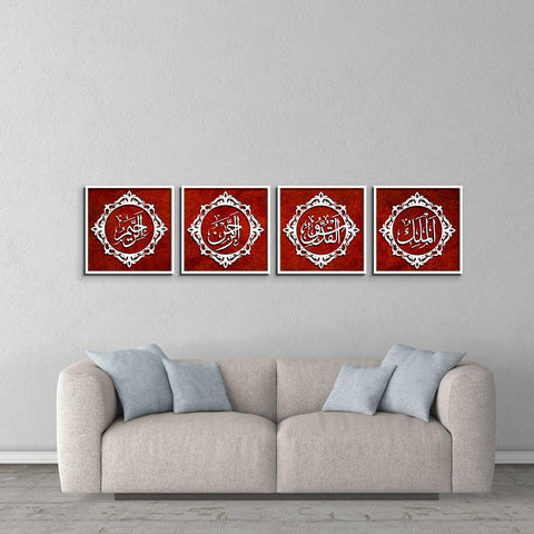 4 Pcs Classic Vintage Wooden Frame(Imported Material)