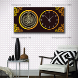 Wooden Printed Wall Clock (sku-rec-04)