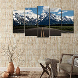 5 Split 3D Wall Frame - Digitally Printed Landscape(AJ-04)