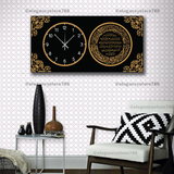 Wooden Printed Wall Clock (sku-rec-06)