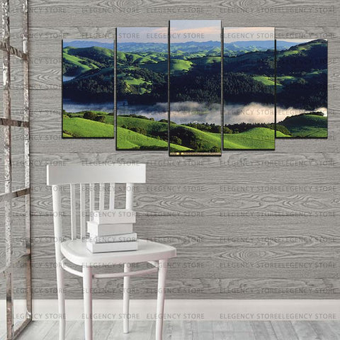 5 Split 3D Wall Frame - Digitally Printed Landscape(AJ-07)