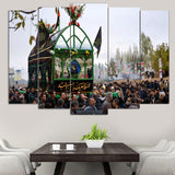 5 PCS WALL FRAME (MU-63)