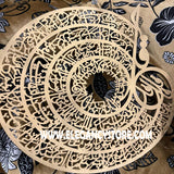 ROUND SHAPE 4 QULS WOODEN