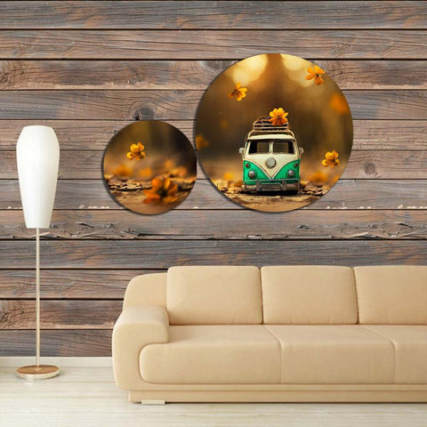 2 Pc Round Shape Frame