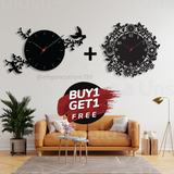 Wooden Wall Clock Combo 11