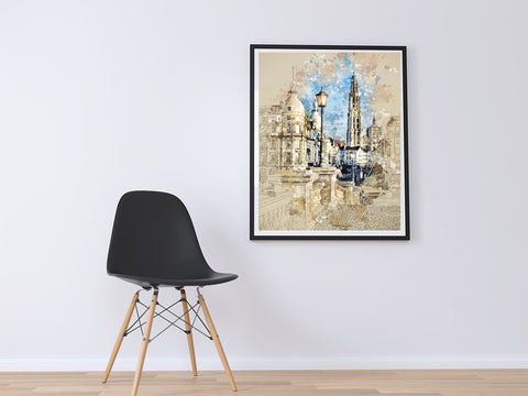 1 PC Wooden Wall Frame 18X24