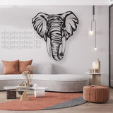 WOODEN ELEPHANT WALL DECOR (ART-031)