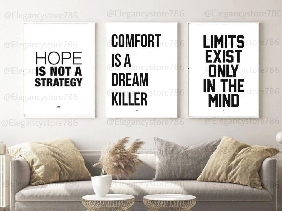 Inspiration Quotes Frame (3PCS)