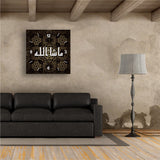 WOODEN WALL CLOCK (CSL--016)