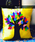 Hand Made Tree Cushion