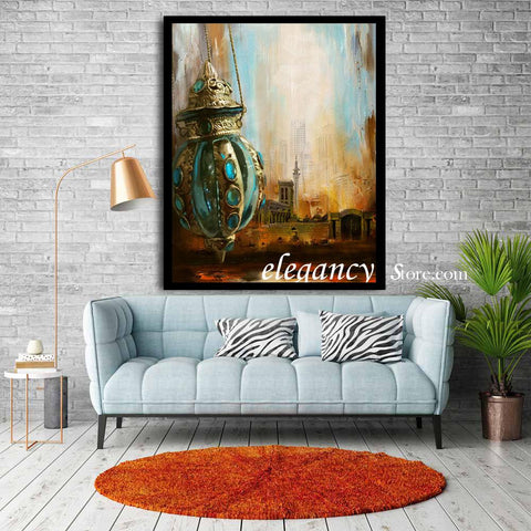 SINGLE 3D ISLAMIC WALL FRAME