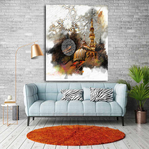 SINGLE 3D ISLAMIC WALL FRAME