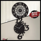 Wooden Wall Clock Combo 8