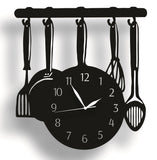 Kitchen Set Wooden Clock